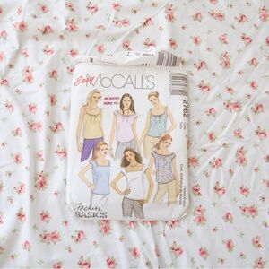 Vintage 90s McCall's 2762 Sewing Pattern Ruffle Top